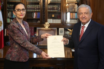 Посланик Милена Иванова, връчи акредитивните си писма на президента на Мексико г-н Андрес Мануел Лопес Обрадор